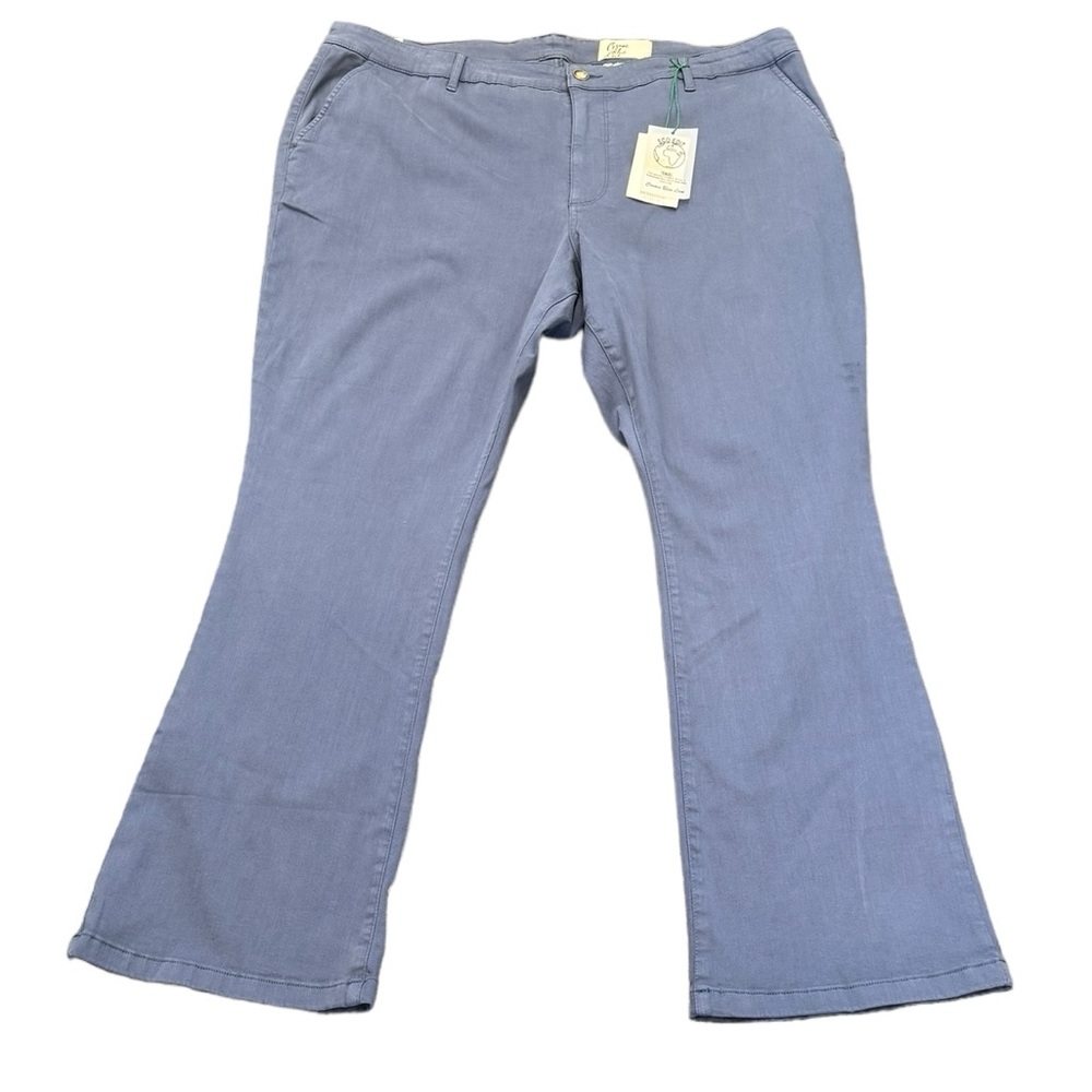 Cosmic Blue Love Flare Pants 22W